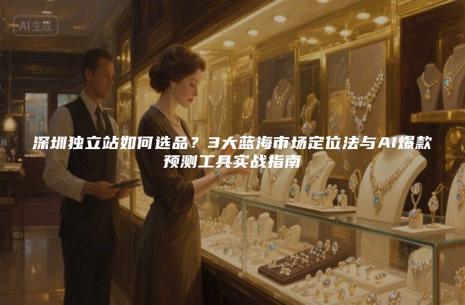 深圳独立站如何选品？3大蓝海市场定位法与AI爆款预测工具实战指南