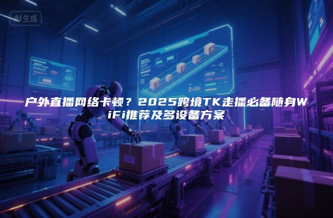 户外直播网络卡顿？2025跨境TK走播必备随身WiFi推荐及多设备方案