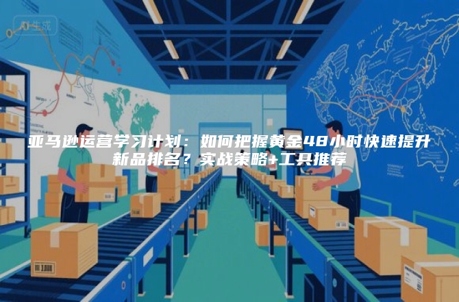 亚马逊运营学习计划：如何把握黄金48小时快速提升新品排名？实战策略+工具推荐