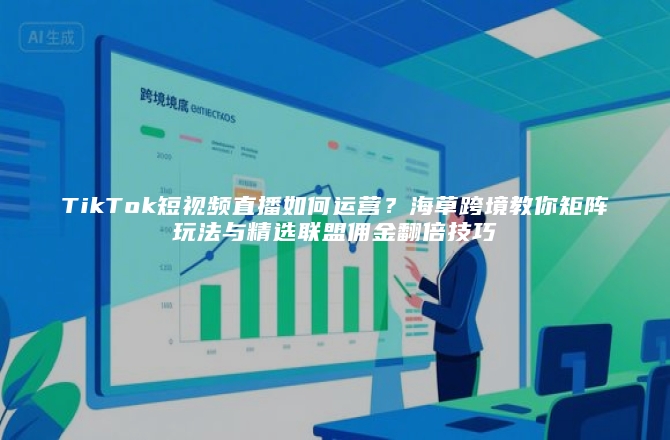 TikTok短视频直播如何运营？海草跨境教你矩阵玩法与精选联盟佣金翻倍技巧