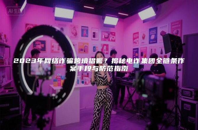 2023年网络诈骗跨境猖獗？揭秘电诈集团全链条作案手段与防范指南