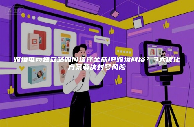 跨境电商独立站如何选择全球IP跨境网络？3大优化方案解决封号风险