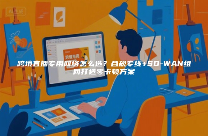 跨境直播专用网络怎么选？合规专线+SD-WAN组网打造零卡顿方案
