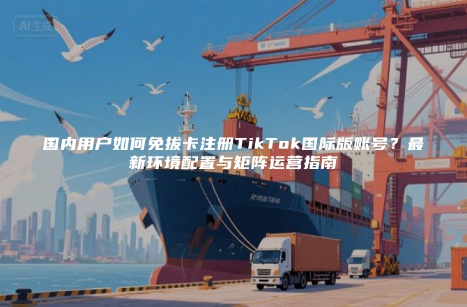 国内用户如何免拔卡注册TikTok国际版账号？最新环境配置与矩阵运营指南