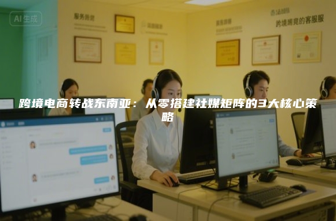 跨境电商转战东南亚：从零搭建社媒矩阵的3大核心策略