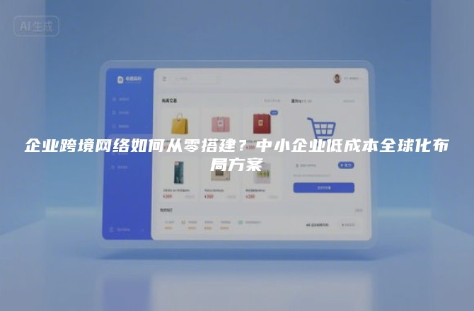 企业跨境网络如何从零搭建？中小企业低成本全球化布局方案