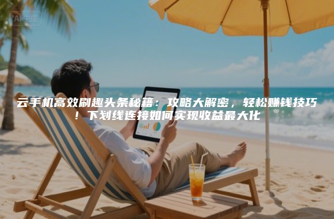 云手机高效刷趣头条秘籍：攻略大解密，轻松赚钱技巧！下划线连接如何实现收益最大化