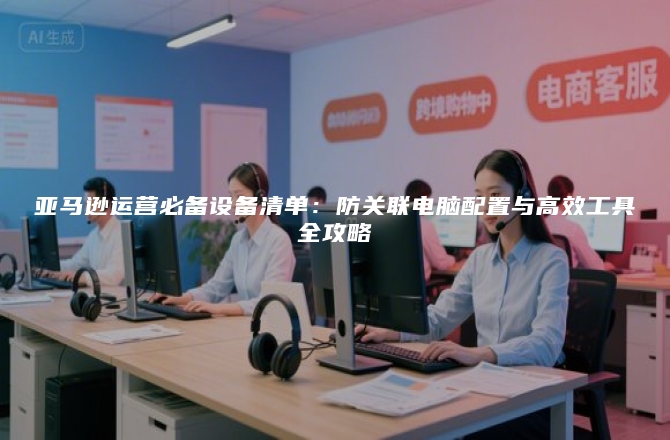 亚马逊运营必备设备清单：防关联电脑配置与高效工具全攻略