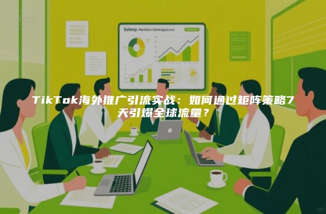 TikTok海外推广引流实战：如何通过矩阵策略7天引爆全球流量？