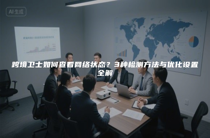 跨境卫士如何查看网络状态？3种检测方法与优化设置全解