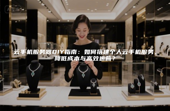 云手机服务器DIY指南：如何搭建个人云手机服务，降低成本与高效运营？