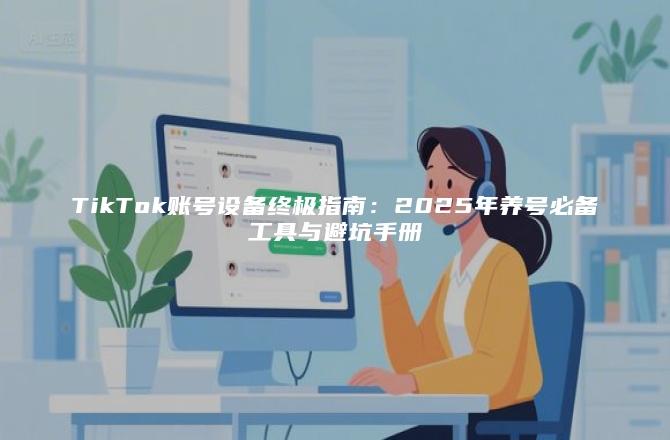 TikTok账号设备终极指南：2025年养号必备工具与避坑手册