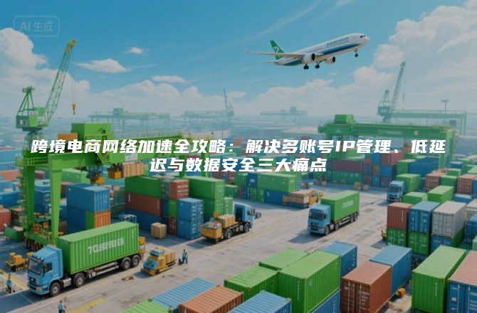 跨境电商网络加速全攻略：解决多账号IP管理、低延迟与数据安全三大痛点