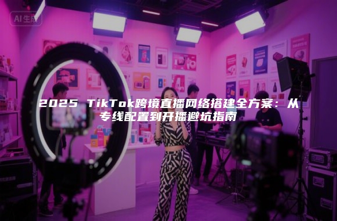 2025 TikTok跨境直播网络搭建全方案：从专线配置到开播避坑指南